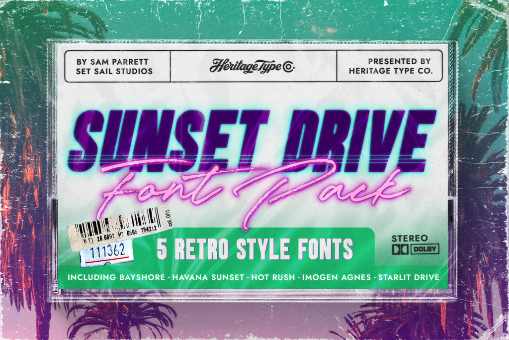 Overdrive Sunset Font - 1001 Free Fonts